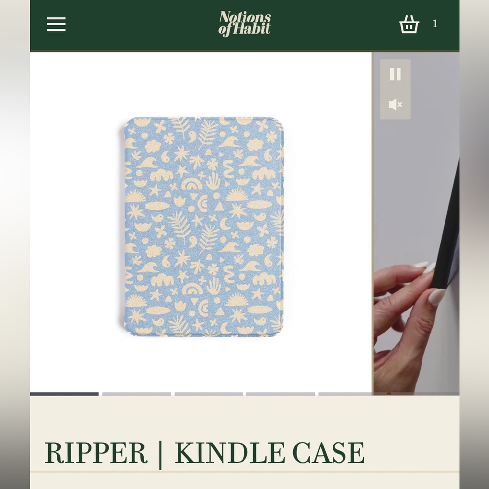 Notions of Habit | Ripper | Kindle Case